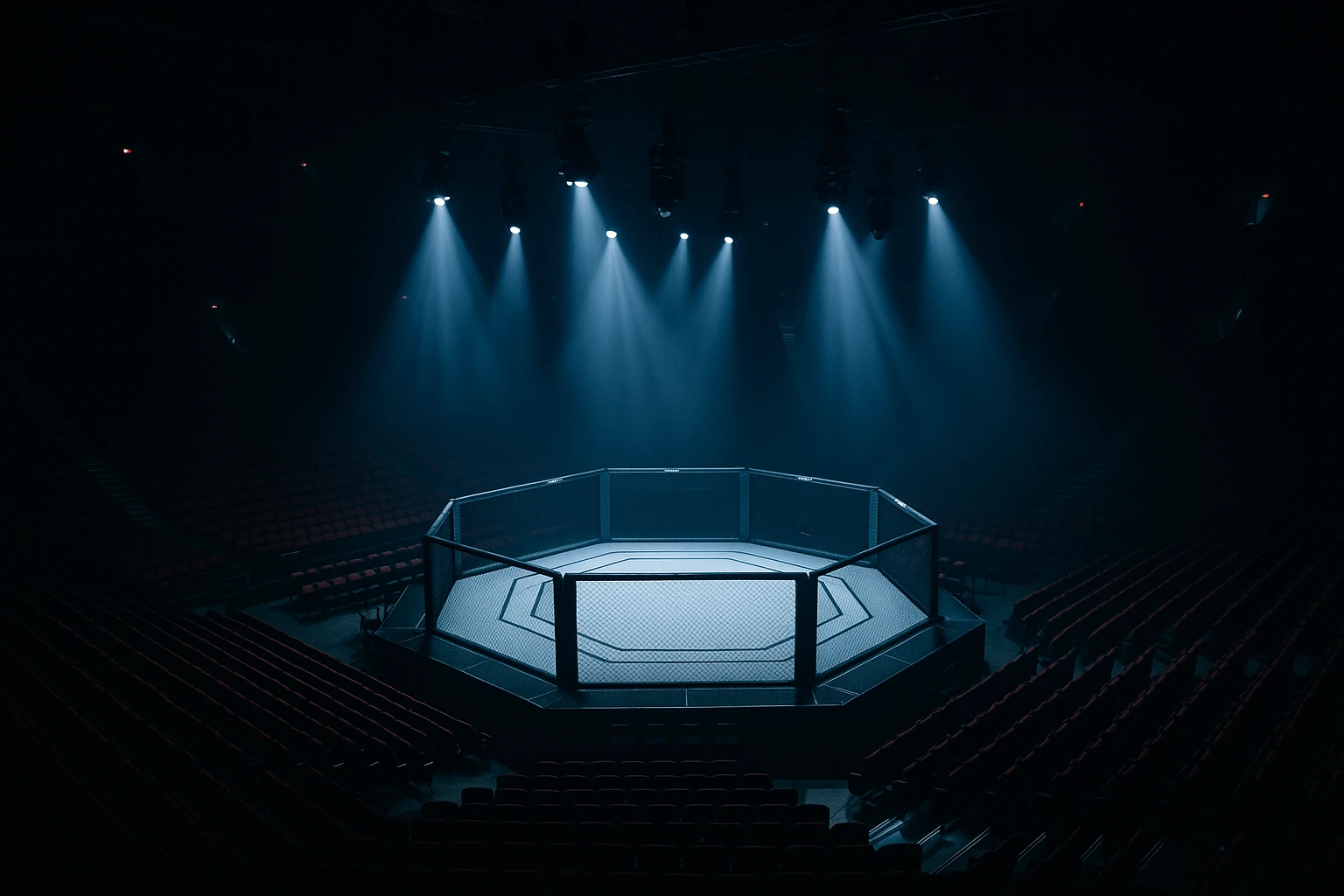 UFC Octagon Arena Background